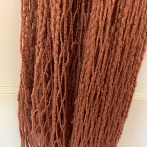 Dusty Rose Knit Scarf - Picture 3 of 5